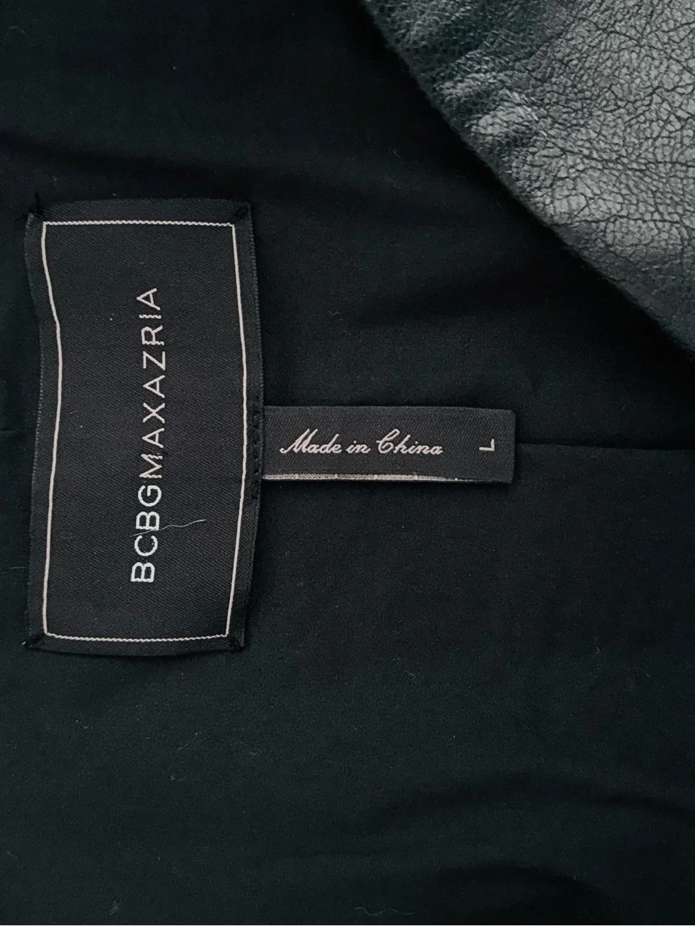 BCBG MAX AZRIA VEGAN LEATHER JACKET